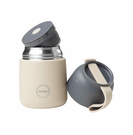 AYAIDA Food&#39;ie Insulated Food Canister Cream Beige, 500 ml  EKOtjusigt